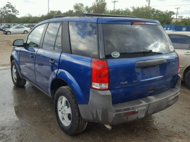 5GZCZ23D95S811724 - 2005 SATURN VUE BLUE photo 3