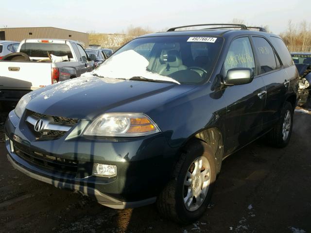 2HNYD18714H503112 - 2004 ACURA MDX TOURIN BLUE photo 2