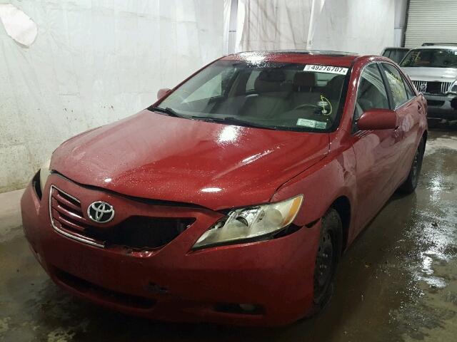 4T1BE46K27U032277 - 2007 TOYOTA CAMRY NEW RED photo 2