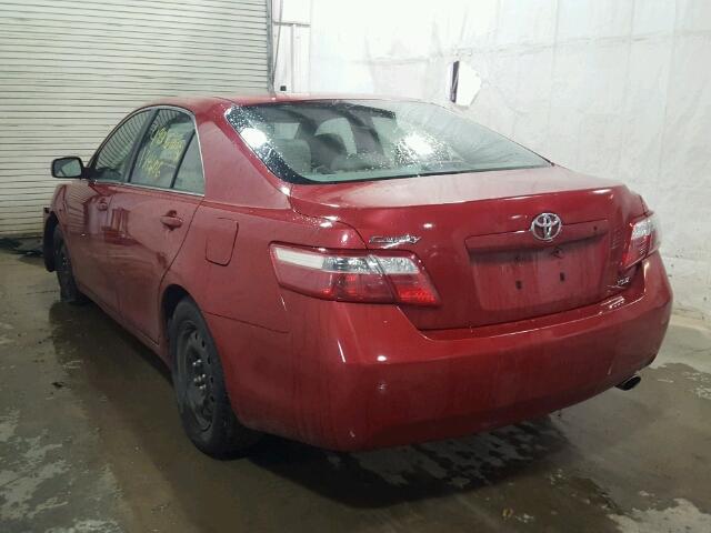 4T1BE46K27U032277 - 2007 TOYOTA CAMRY NEW RED photo 3