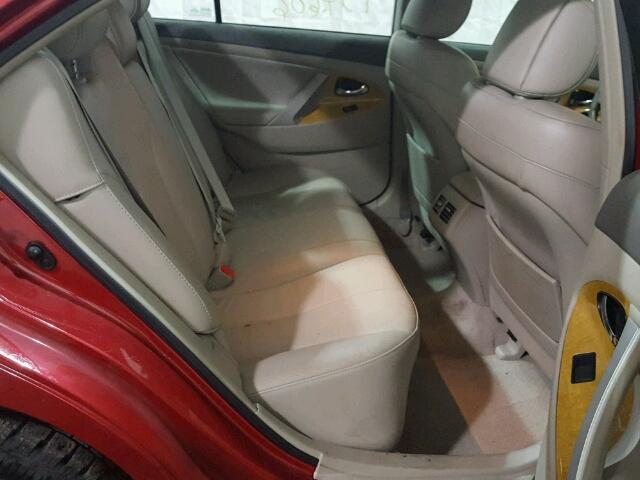 4T1BE46K27U032277 - 2007 TOYOTA CAMRY NEW RED photo 6