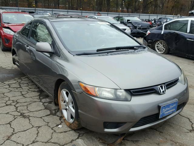 2HGFG12878H506965 - 2008 HONDA CIVIC EX GRAY photo 1