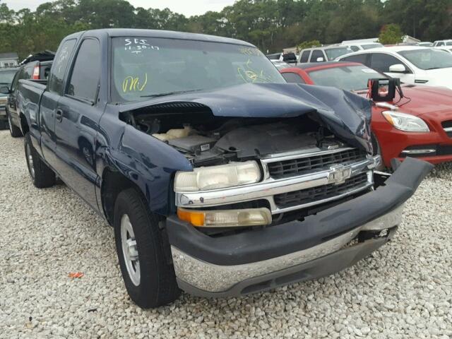 1GCEC19VX1Z297177 - 2001 CHEVROLET SILVERADO BLUE photo 1