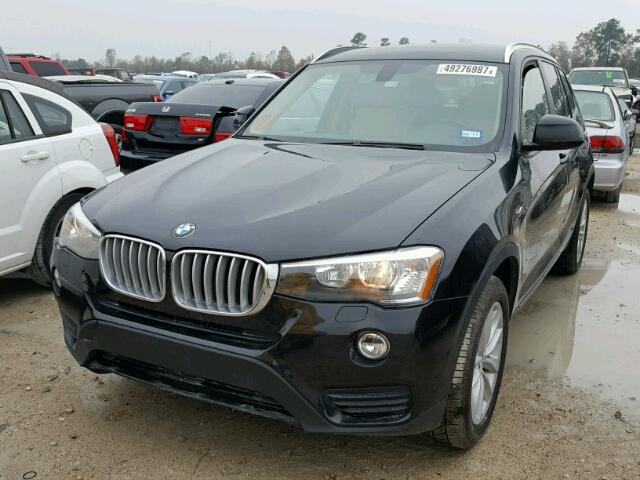 5UXWX9C57G0D66826 - 2016 BMW X3 XDRIVE2 BLACK photo 2