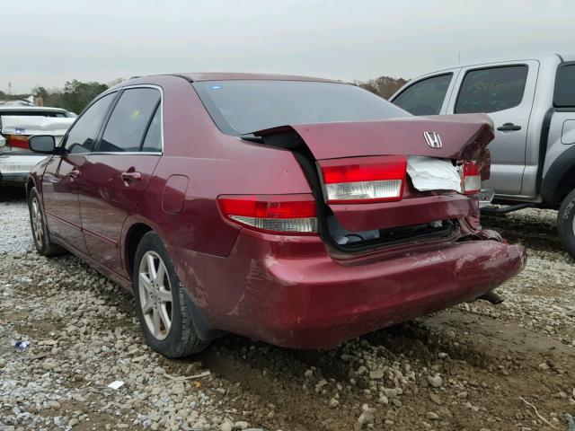 1HGCM66533A102271 - 2003 HONDA ACCORD EX BURGUNDY photo 3