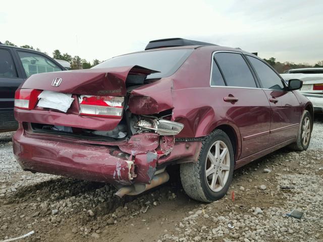 1HGCM66533A102271 - 2003 HONDA ACCORD EX BURGUNDY photo 4