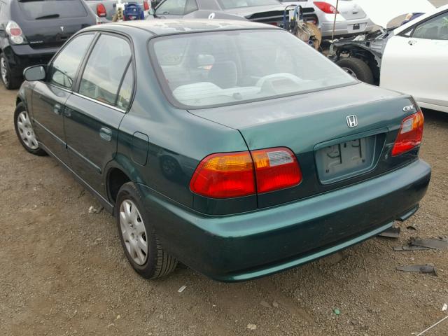 2HGEJ6616YH597377 - 2000 HONDA CIVIC BASE Yaşıl foto 3