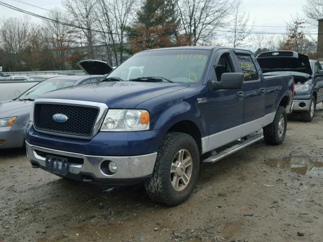 1FTPW14567FB02306 - 2007 FORD F150 SUPER BLUE photo 2