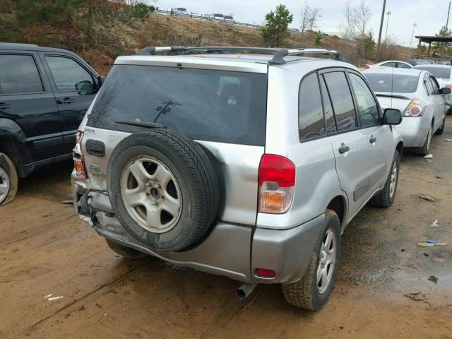 JTEGH20V830115962 - 2003 TOYOTA RAV4 SILVER photo 4