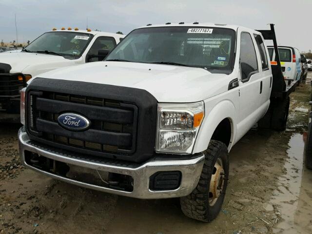 1FD8W3HT3CEA15144 - 2012 FORD F350 SUPER WHITE photo 2