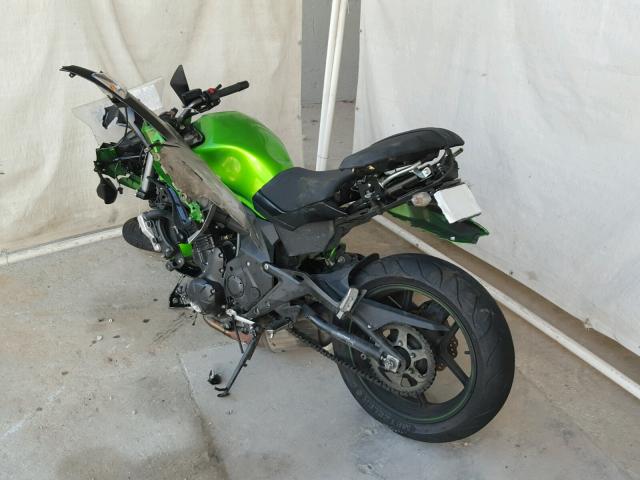 JKAEXEE10GDA22046 - 2016 KAWASAKI EX650 E GREEN photo 3