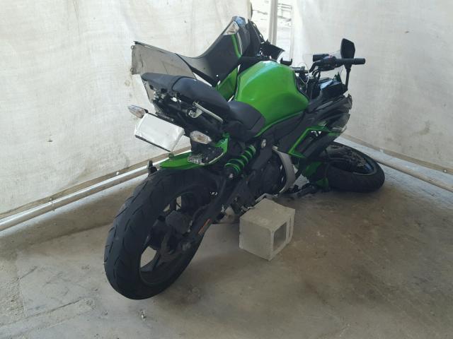 JKAEXEE10GDA22046 - 2016 KAWASAKI EX650 E GREEN photo 4