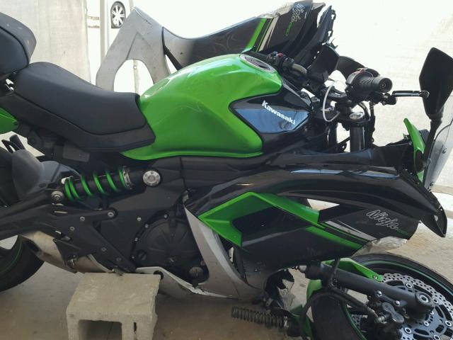 JKAEXEE10GDA22046 - 2016 KAWASAKI EX650 E GREEN photo 7