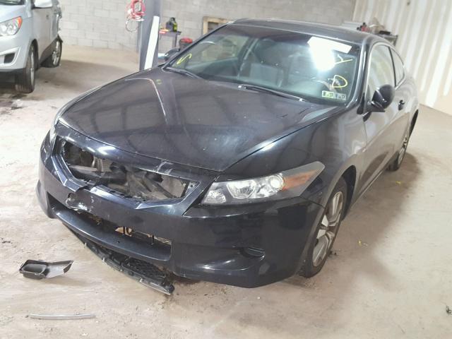 1HGCS12828A011234 - 2008 HONDA ACCORD EXL BLACK photo 2