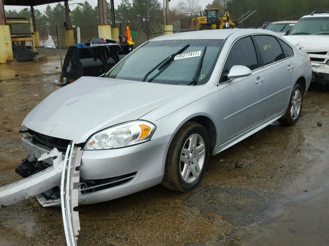 2G1WB5E33C1128741 - 2012 CHEVROLET IMPALA LT SILVER photo 2