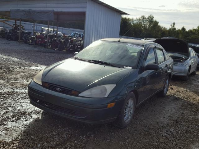 1FAFP3835YW265906 - 2000 FORD FOCUS ZTS GREEN photo 2