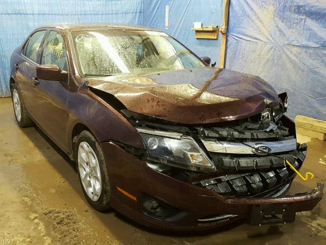 3FAHP0HA1BR218873 - 2011 FORD FUSION SE BURGUNDY photo 1