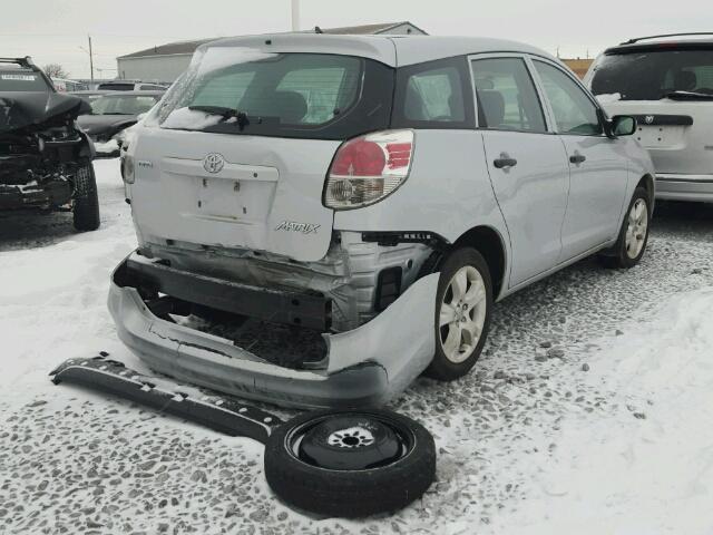 2T1KR32E07C628195 - 2007 TOYOTA COROLLA MA SILVER photo 4