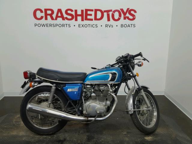 CB3602221338 - 1976 HONDA CB360 BLUE photo 1