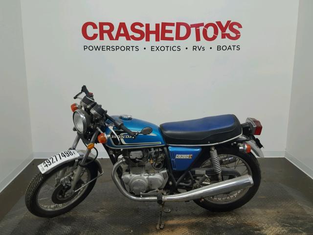 CB3602221338 - 1976 HONDA CB360 BLUE photo 3