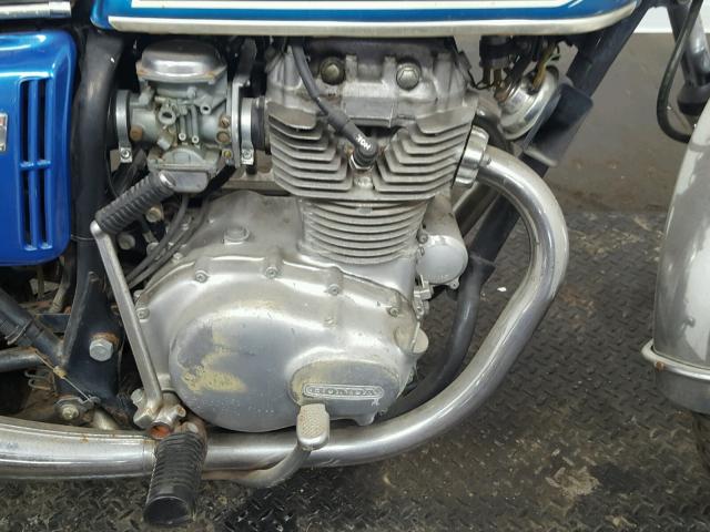 CB3602221338 - 1976 HONDA CB360 BLUE photo 5