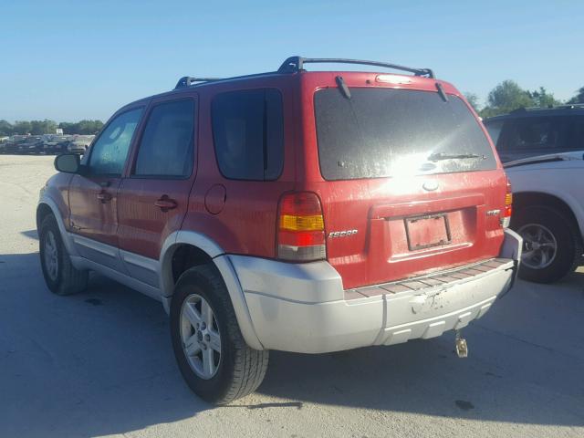 1FMCU95H96KA13813 - 2006 FORD ESCAPE HEV RED photo 3