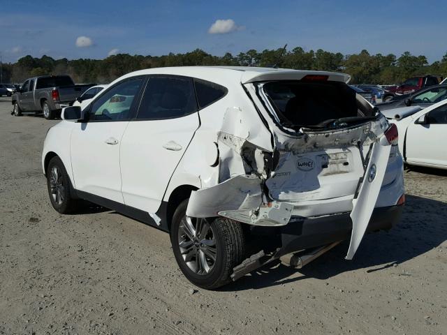 KM8JT3AF9FU013200 - 2015 HYUNDAI TUCSON GLS WHITE photo 3