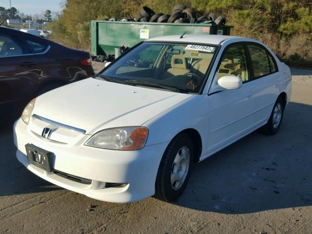 JHMES96613S026694 - 2003 HONDA CIVIC HYBR WHITE photo 2