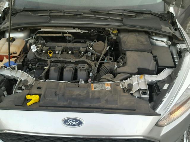 1FADP3E27GL249502 - 2016 FORD FOCUS S SILVER photo 7