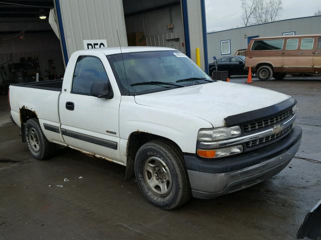 1GCEC14W4YZ277811 - 2000 CHEVROLET SILVERADO WHITE photo 1