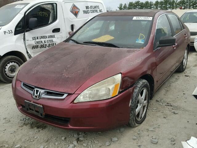 1HGCM56874A049046 - 2004 HONDA ACCORD EX PURPLE photo 2