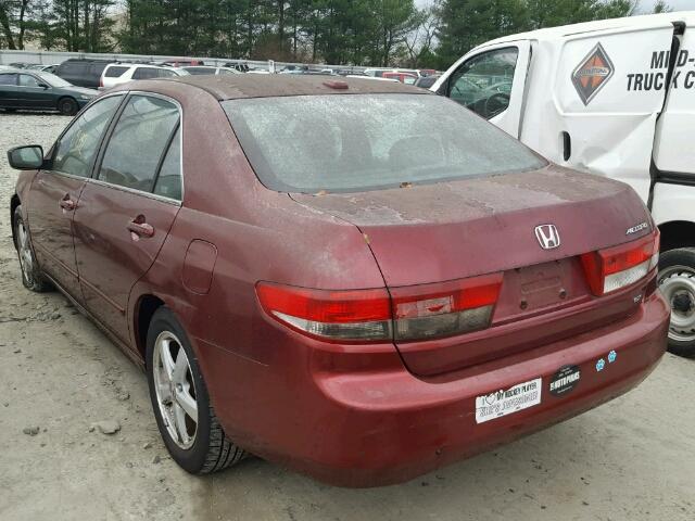 1HGCM56874A049046 - 2004 HONDA ACCORD EX PURPLE photo 3