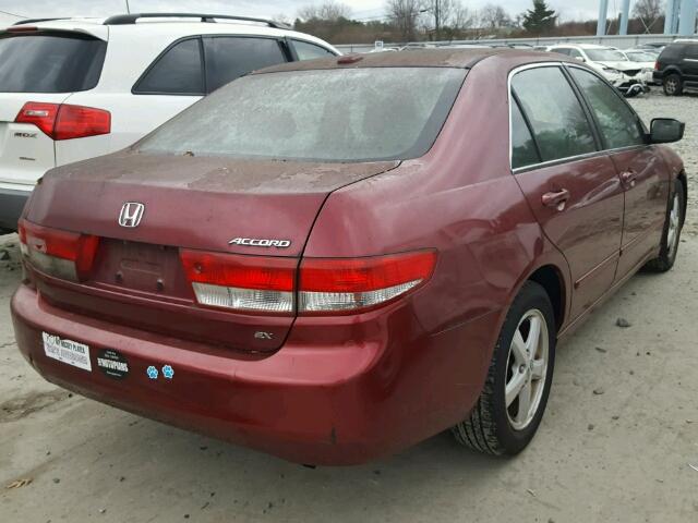 1HGCM56874A049046 - 2004 HONDA ACCORD EX PURPLE photo 4