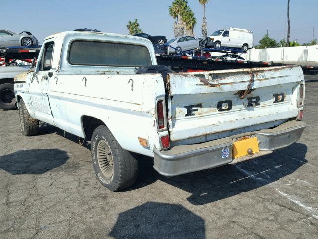 000000F10ARF16649 - 1969 FORD F100 BLUE photo 3