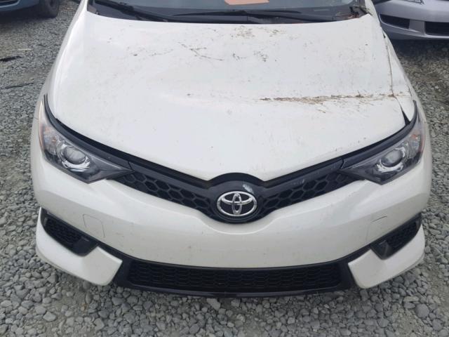 JTNKARJE3HJ543297 - 2017 TOYOTA COROLLA IM WHITE photo 7