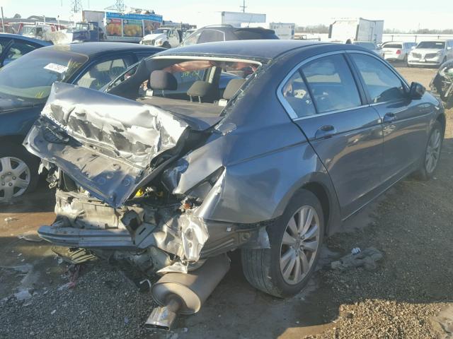 1HGCP2F77CA165603 - 2012 HONDA ACCORD EX GRAY photo 4