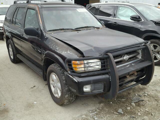 JN8DR07Y71W527796 - 2001 NISSAN PATHFINDER BLACK photo 1