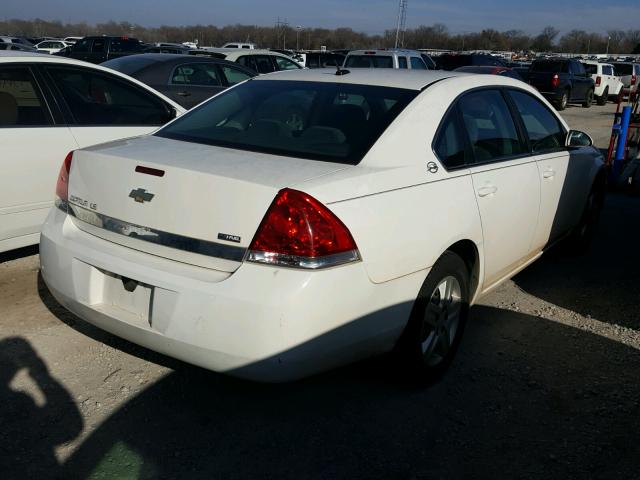 2G1WB58K889250572 - 2008 CHEVROLET IMPALA LS WHITE photo 4