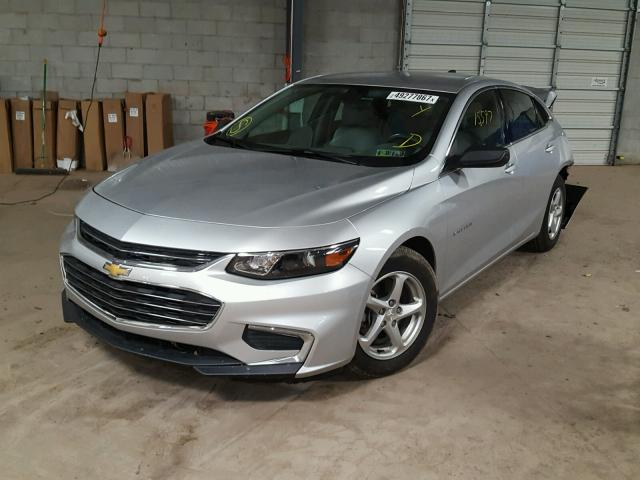 1G1ZB5ST3GF316787 - 2016 CHEVROLET MALIBU LS ვერცხლისფერი ფოტო 2