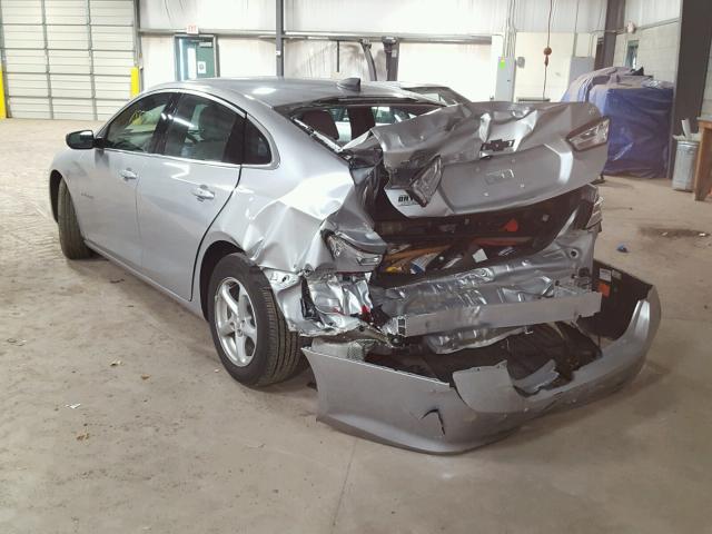 1G1ZB5ST3GF316787 - 2016 CHEVROLET MALIBU LS ვერცხლისფერი ფოტო 3