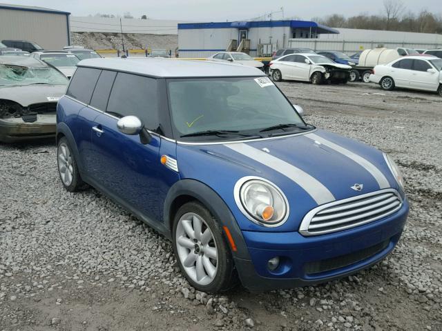 WMWML33509TX33353 - 2009 MINI COOPER CLU BLUE photo 1