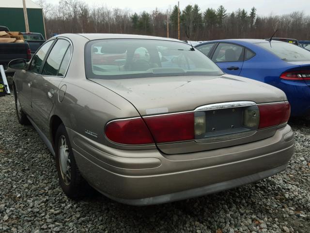 1G4HR54K31U201608 - 2001 BUICK LESABRE LI GOLD photo 3