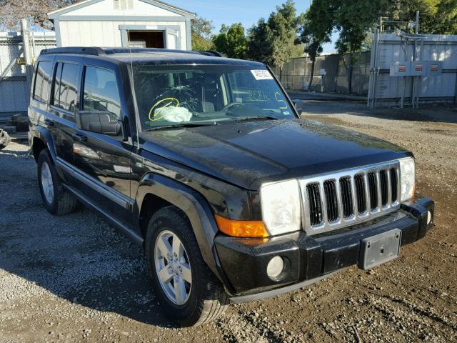 1J8HH48K68C115519 - 2008 JEEP COMMANDER შავი ფოტო 1