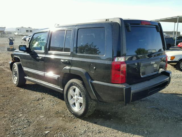 1J8HH48K68C115519 - 2008 JEEP COMMANDER BLACK photo 3