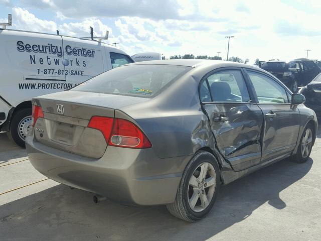 1HGFA16836L141518 - 2006 HONDA CIVIC EX GOLD photo 4