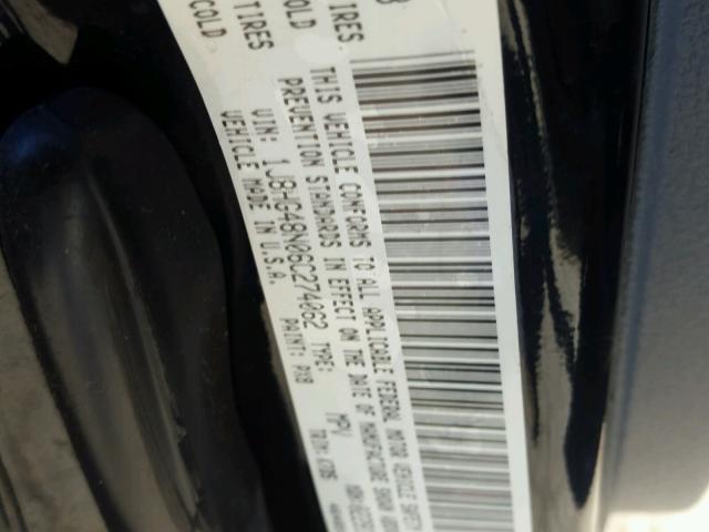 1J8HG48N06C274062 - 2006 JEEP COMMANDER Qara foto 10