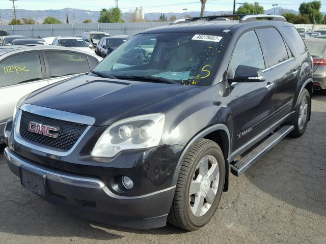 1GKER23718J287102 - 2008 GMC ACADIA SLT BLACK photo 2