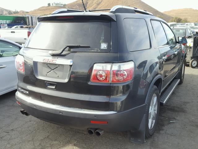 1GKER23718J287102 - 2008 GMC ACADIA SLT შავი ფოტო 4