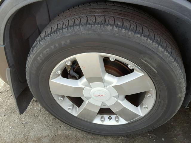 1GKER23718J287102 - 2008 GMC ACADIA SLT შავი ფოტო 9