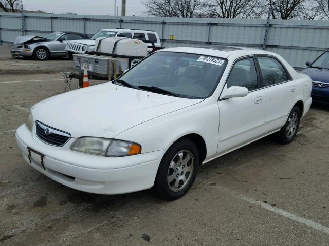 1YVGF22DXX5830081 - 1999 MAZDA 626 ES WHITE photo 2